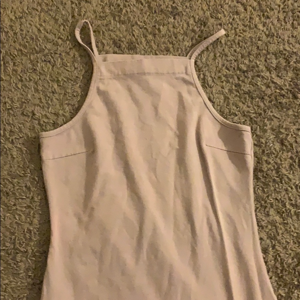 Body con dress with slit